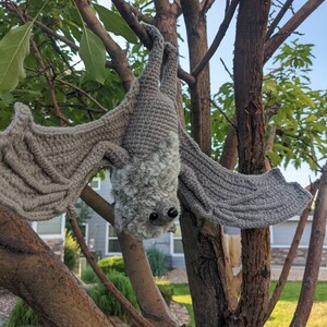 PATTERN ONLY Large Flying Fox Bat Crochet Pattern image 7