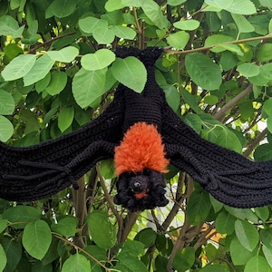 PATTERN ONLY Large Flying Fox Bat Crochet Pattern image 3