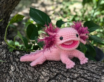 MUSTERTEIL NUR Pumpkin Axolotl Häkelanleitung PDF Download