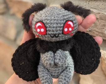 PATTERN ONLY Baby Mothman crochet pattern