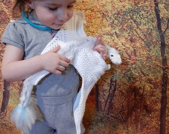 PATTERN ONLY Crochet Large Fire Dragon