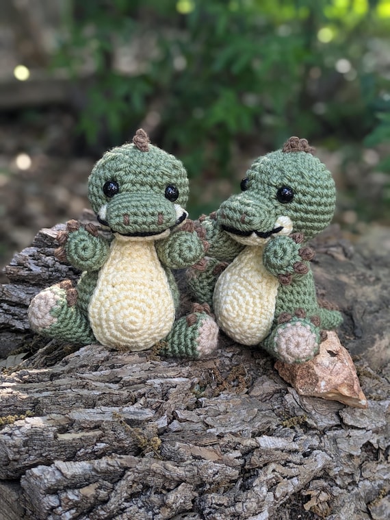 Crochet Baby Crocodile Pattern: Amigurumi Toy (PDF Download)