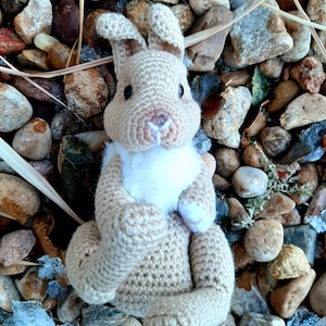 PATTERN ONLY Patch The Rabbit Crochet pattern