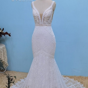 Fitted Wedding Dress Lace 