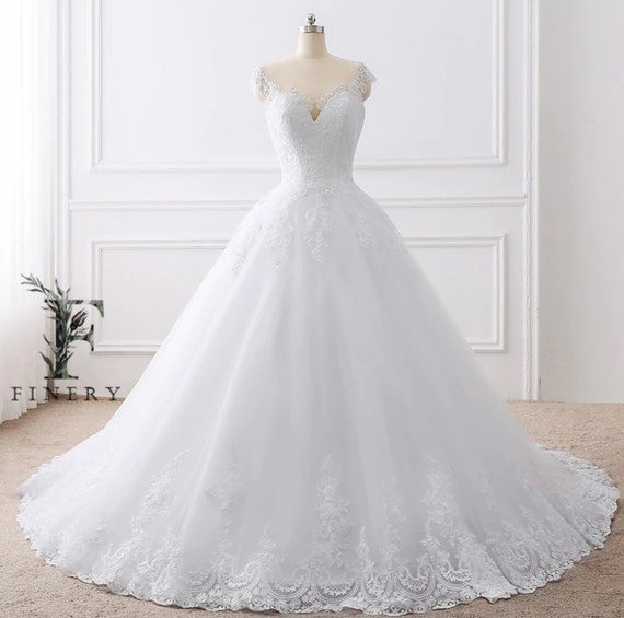 Sweetheart Bodice Ballgown Wedding Dress Lace Bodice Lace - Etsy