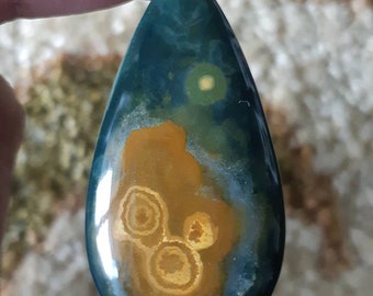 Large Ocean Jasper Cabochon 60mm lgoj9 Madigascar mineral