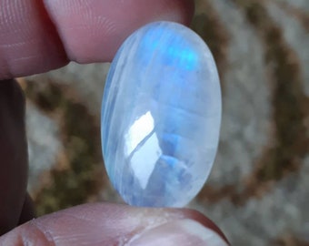Flashy Jewelry Stone Cabochons Jewelry Makings Metaphysical Stone Rainbow Moonstone Cabochon Smooth Moonstone
