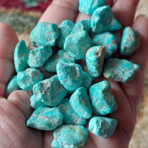 Turquoise PETIT chunks (Sleeping Beauty)-Arizona Mine [**Price is for one crystal**]
