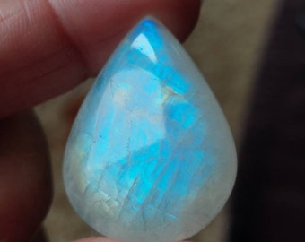 Rainbow Moonstone AAA Grade Cabochons (**Price is for one crystal**)