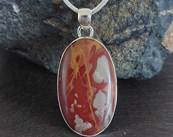Noreena Jasper Pendant: Sterling Silver