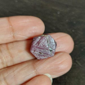 Raw Geometric Ruby Recordkeeper: African Origin
