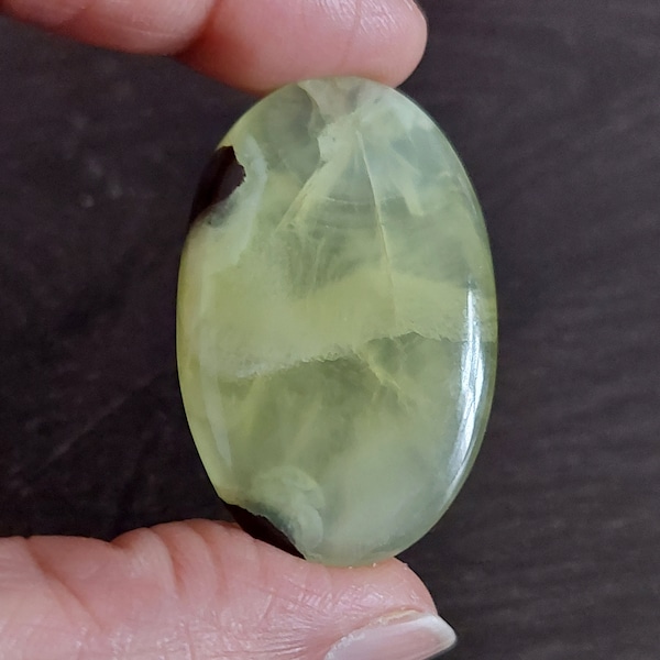 YELLOW Prehnite - Big Cabochons (USA Origin, AAA grade) [**Price is for one crystal**]