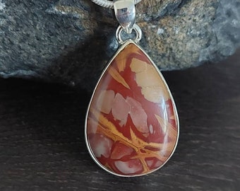 Noreena Jasper Pendant: Sterling Silver