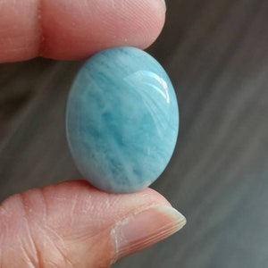 Aquamarine 25x18mm Chunky Cabochons (AAA grade, Natural) **Price is for one crystal**