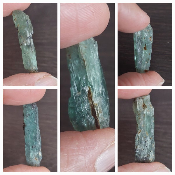 GREEN Kyanite Slices/Blades (Brazil Origin, Raw, High Quality) [**Price based on qty of purchase**]
