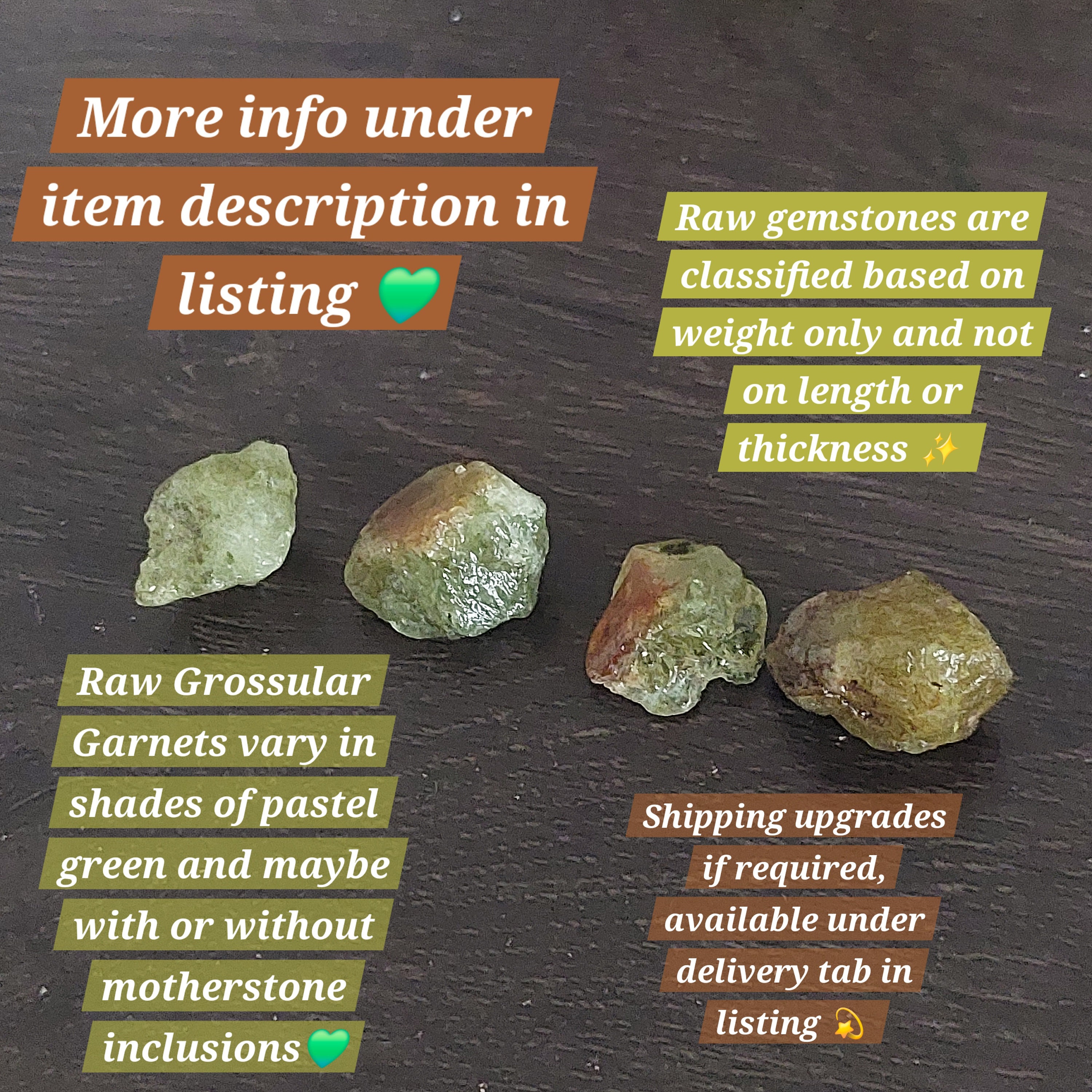 Grenat grossulaire, 2.48 ct, Poire, Facetté