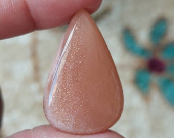 Peach Moonstone Cabochons: Madagascar Origin
