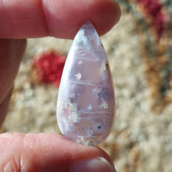 PURPLE Chalcedony 3-5g each  (AAA grade cabochons) **Price is for one crystal**