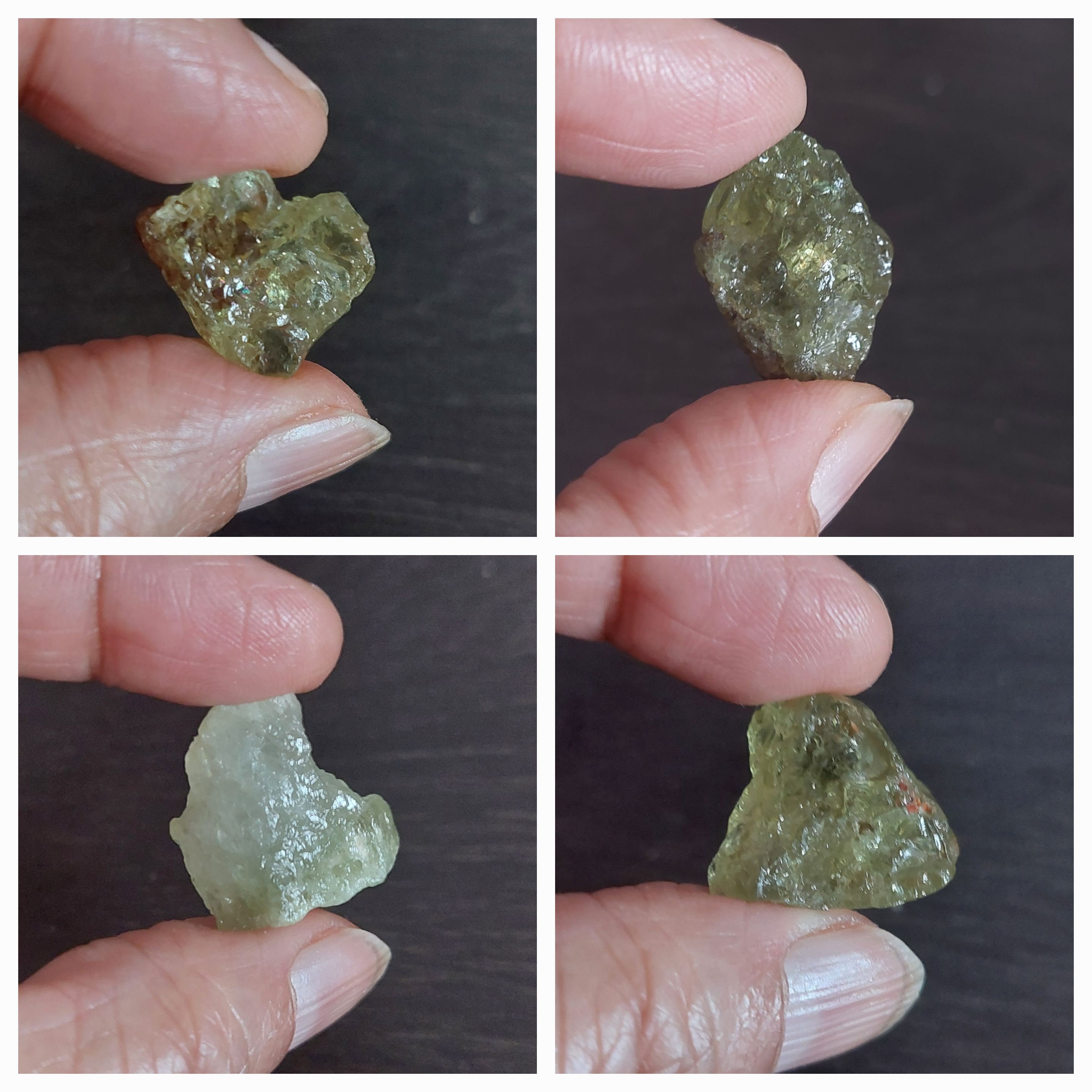 Grenat Grossulaire Vert Naturel – 0.47 Carat – Taille Ronde – Origine Afrique