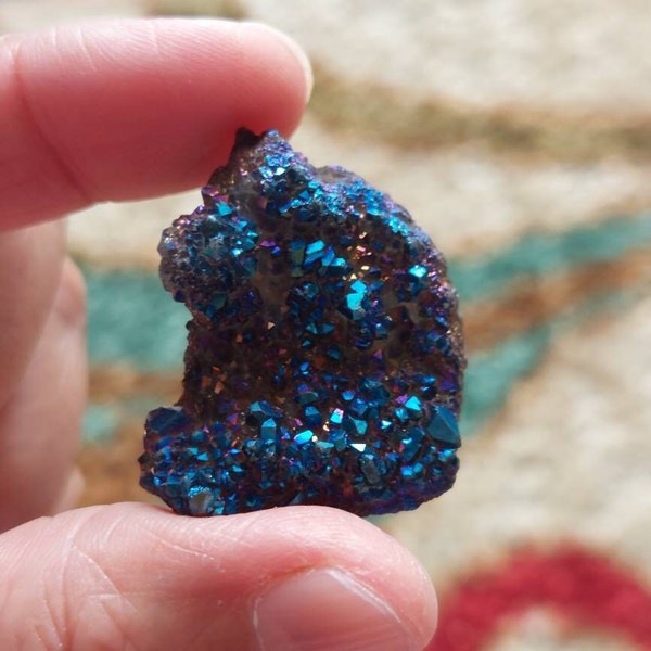 BLUE AURA/ Cobalt Aura Quartz Druzy  [**Price is for one crystal**]