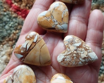 Brecciated Mookaite Jasper Cabochons: Australian Crystal - Etsy