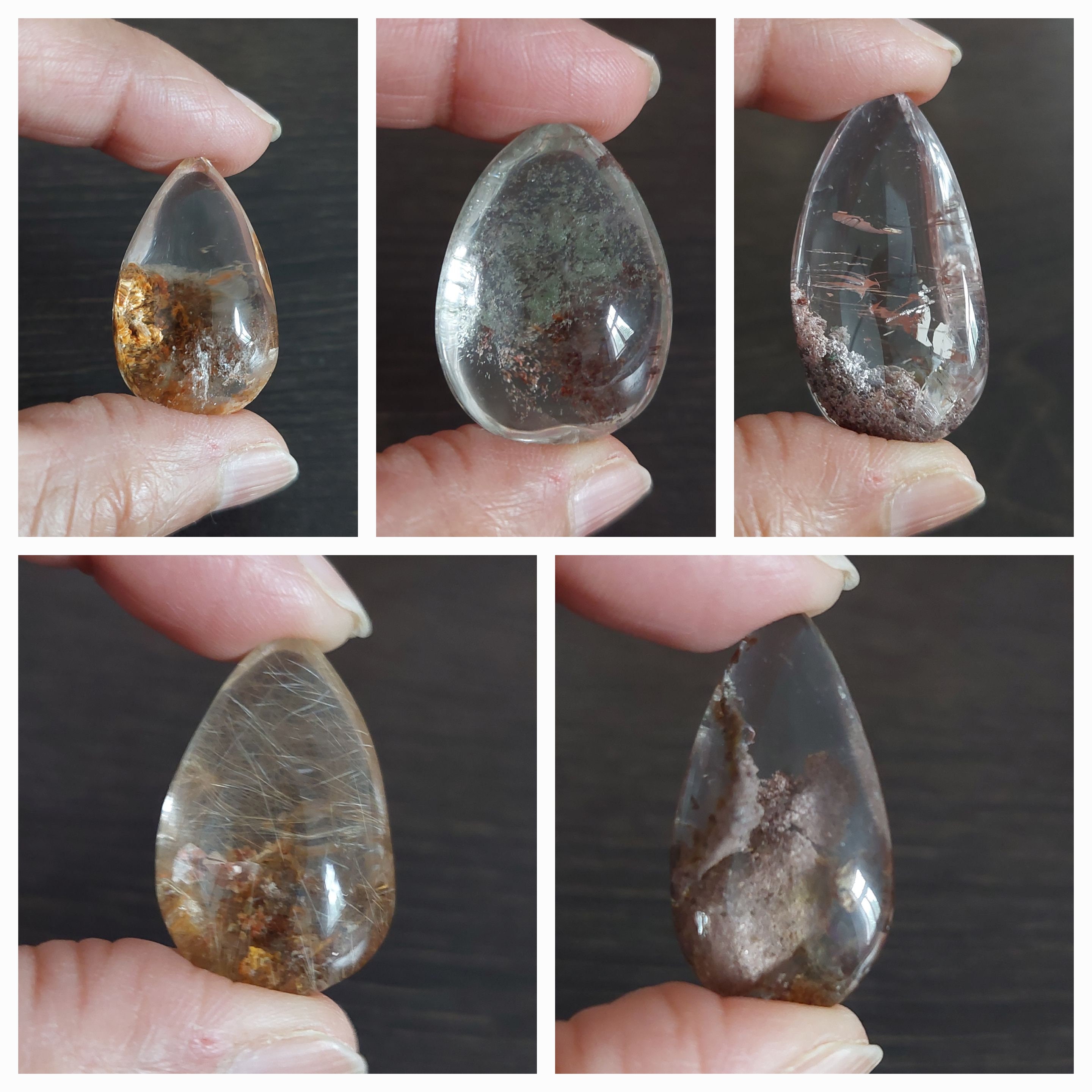 Garden Quartz Crystal: Lodolite; Shamanic Inclusion Stone; Brazil