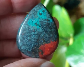 Sonora Sunrise Cabochons: Chrysocolla Cuprite; Mexico Origin