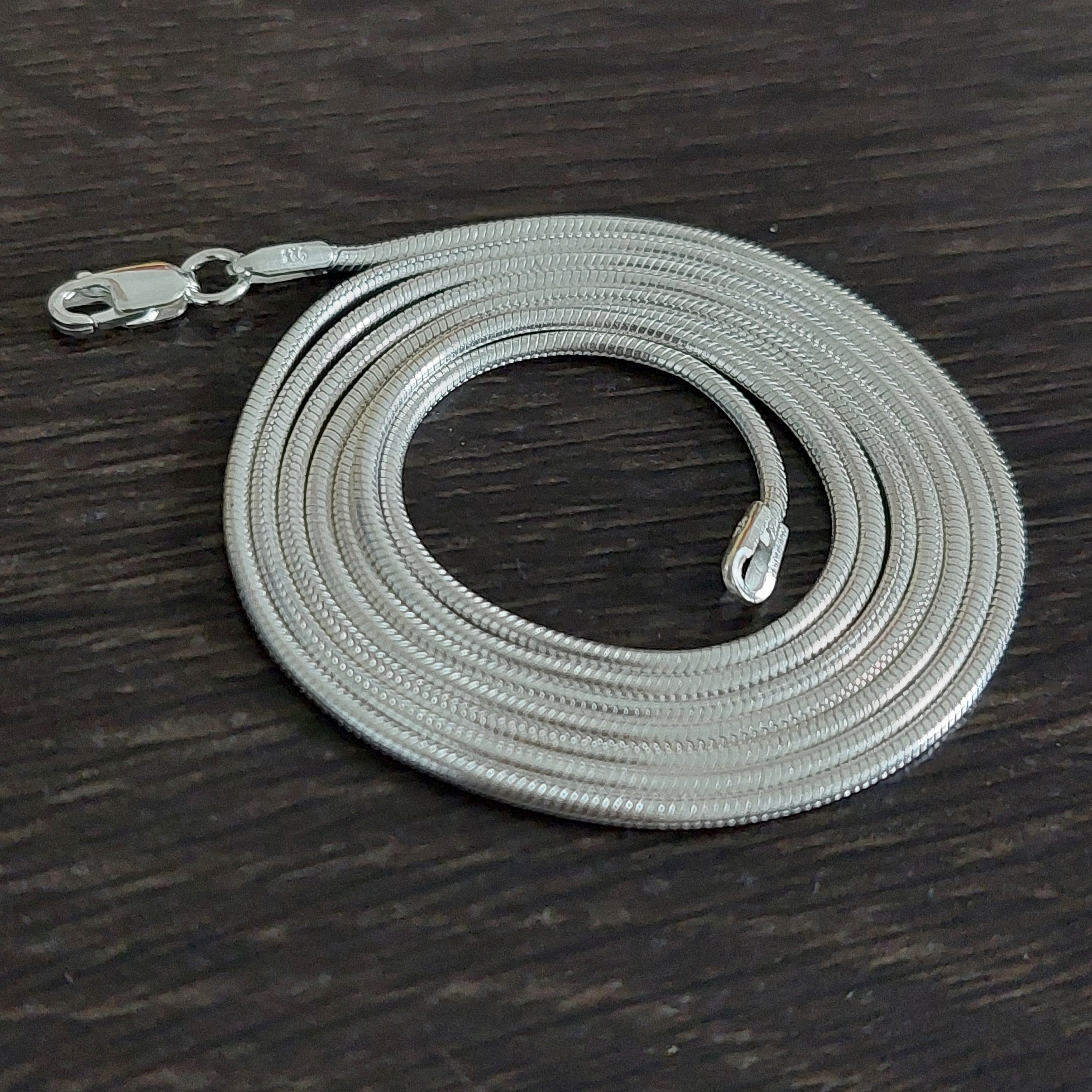 Sterling Silver Snake CHAINS - 18
