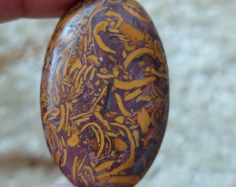 Mariam (Miriam) Jasper Cabochons: Himalayan Region Origin; Calligrapher's Stone
