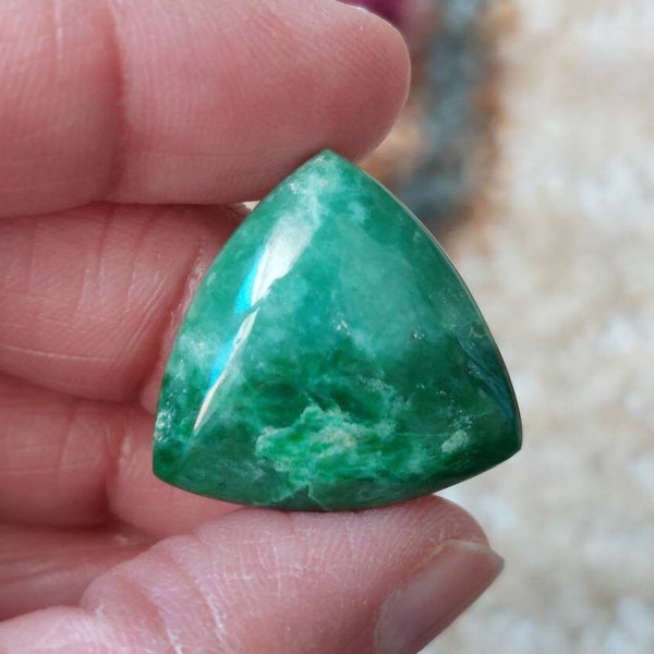 Maw-Sit-Sit/ Jade-Albite (cabochon birmani, esotici, di alta qualità) **Il prezzo è per un cristallo**