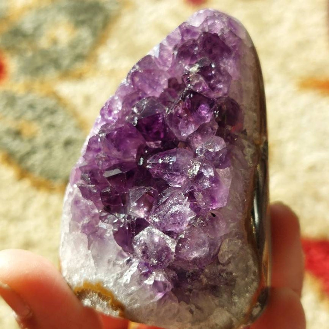 アメジストジオード（187-195g）：ブラジル産 - Etsy 日本