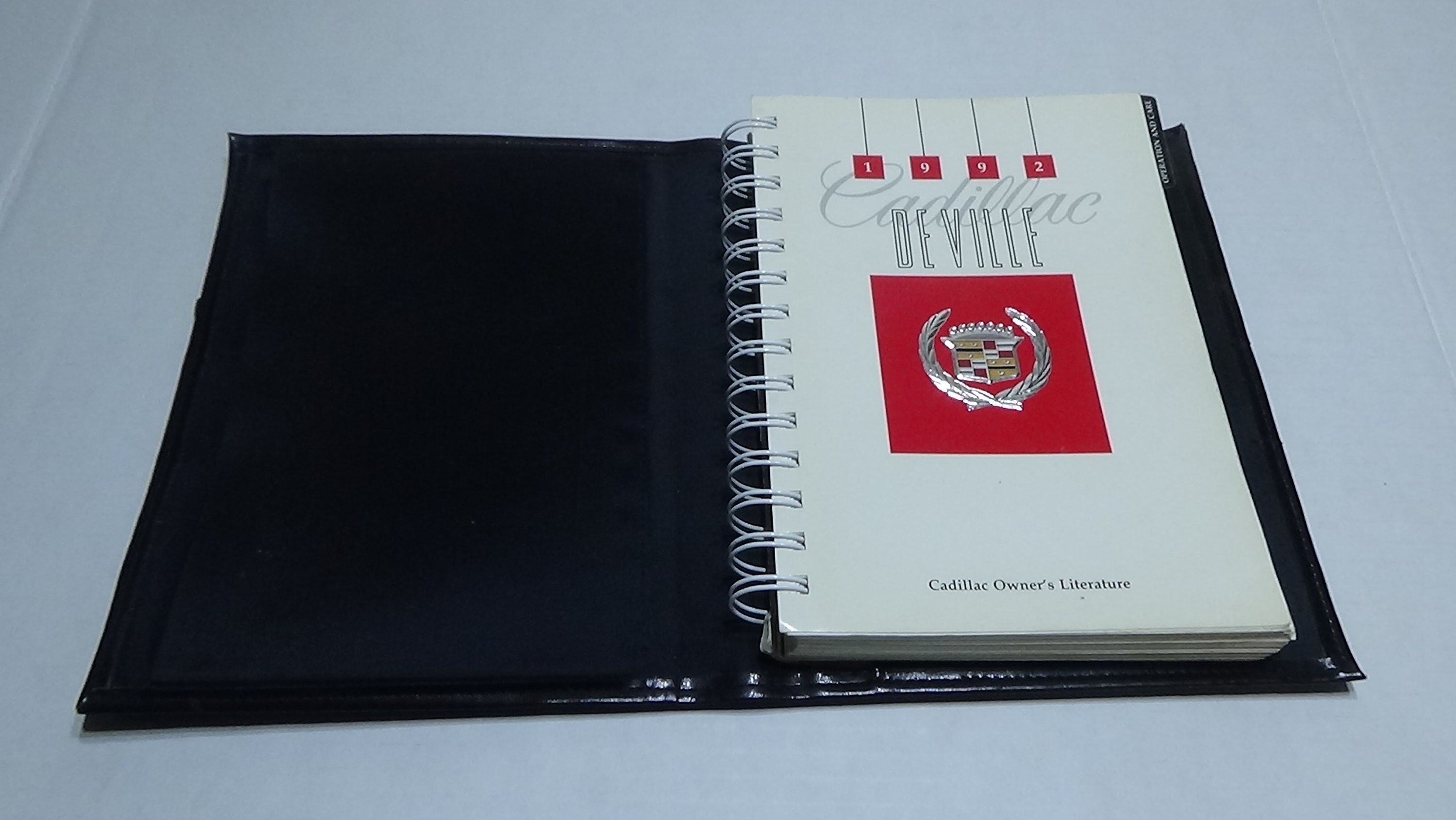 1992 Cadillac Deville Owners Manual Literature