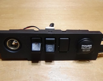 1997-2001 Jeep Cherokee XJ Defroster Rear Wiper Panel Switch