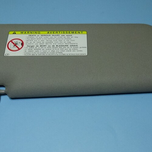 2004-2005 Toyota RAV4 Right Passenger Side order Sunvisor Gray