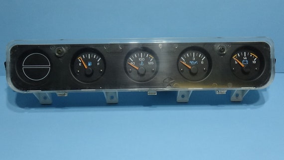 1992-1995 Jeep Wrangler YJ Center Dash Gauge Set Cluster Oil - Etsy