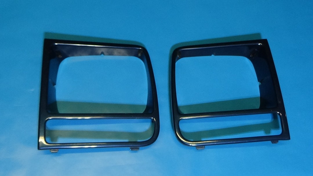 19972001 Jeep Cherokee XJ Headlight Trim Bezel Blue Etsy