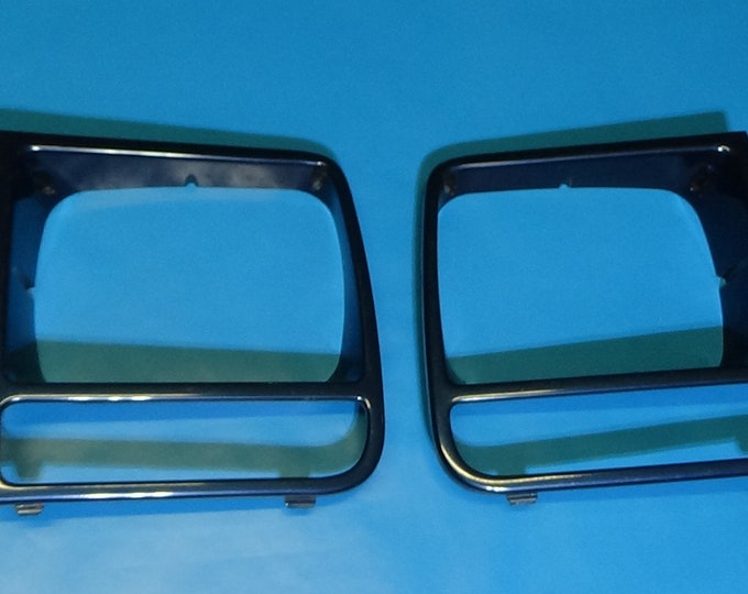 19972001 Jeep Cherokee XJ Headlight Trim Bezel Blue Etsy