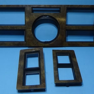 1985-1993 Cadillac Deville Instrument Cluster Woodgrain Trim Bezel