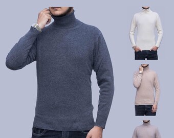 Cashmere Turtle Neck Pullover Sweater 