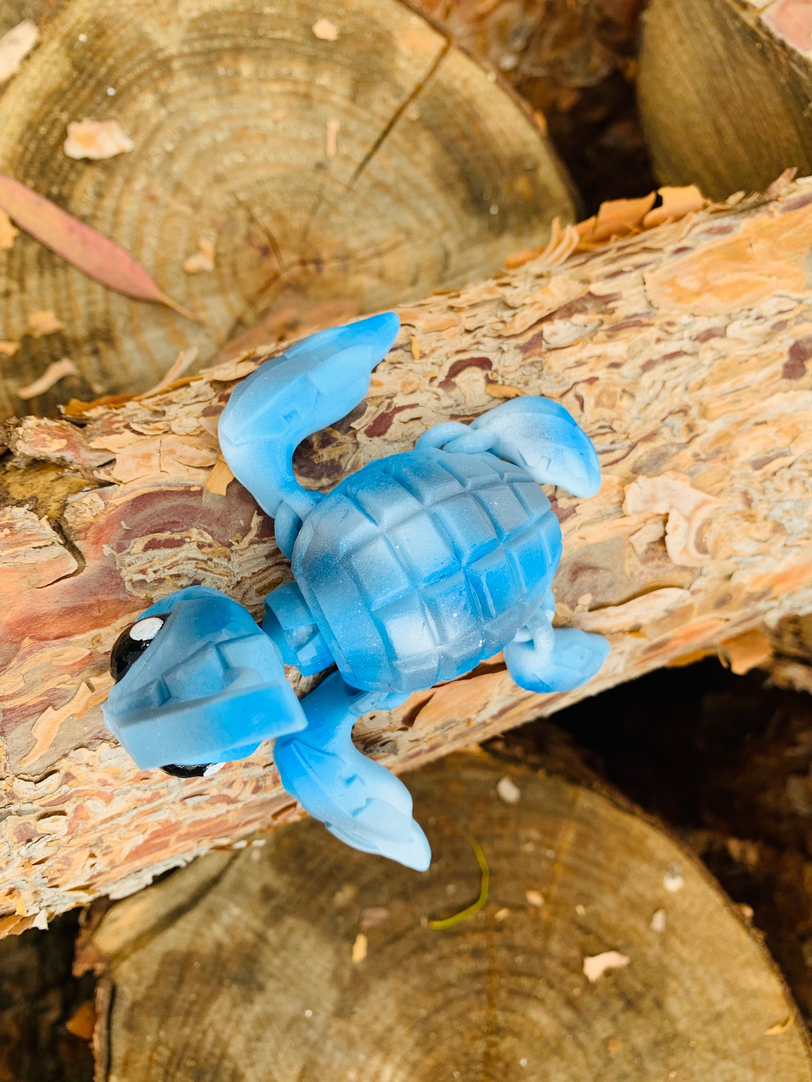 Grenurtle Turtle Articulated 3D Printed Resin Toy Etsy Australia