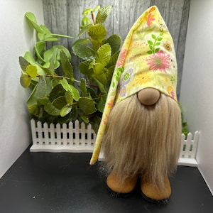 Spring Gnome With Butterflies & Flowers | Spring Gnomes | Home and Office Decor