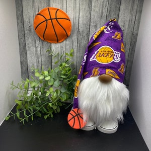 Los Angeles LA Lakers Gnome | Sports Gnomes | Home and Office Decor