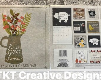 2023 Farmhouse Farmers Market Home Sweet Home Calendars - Etsy