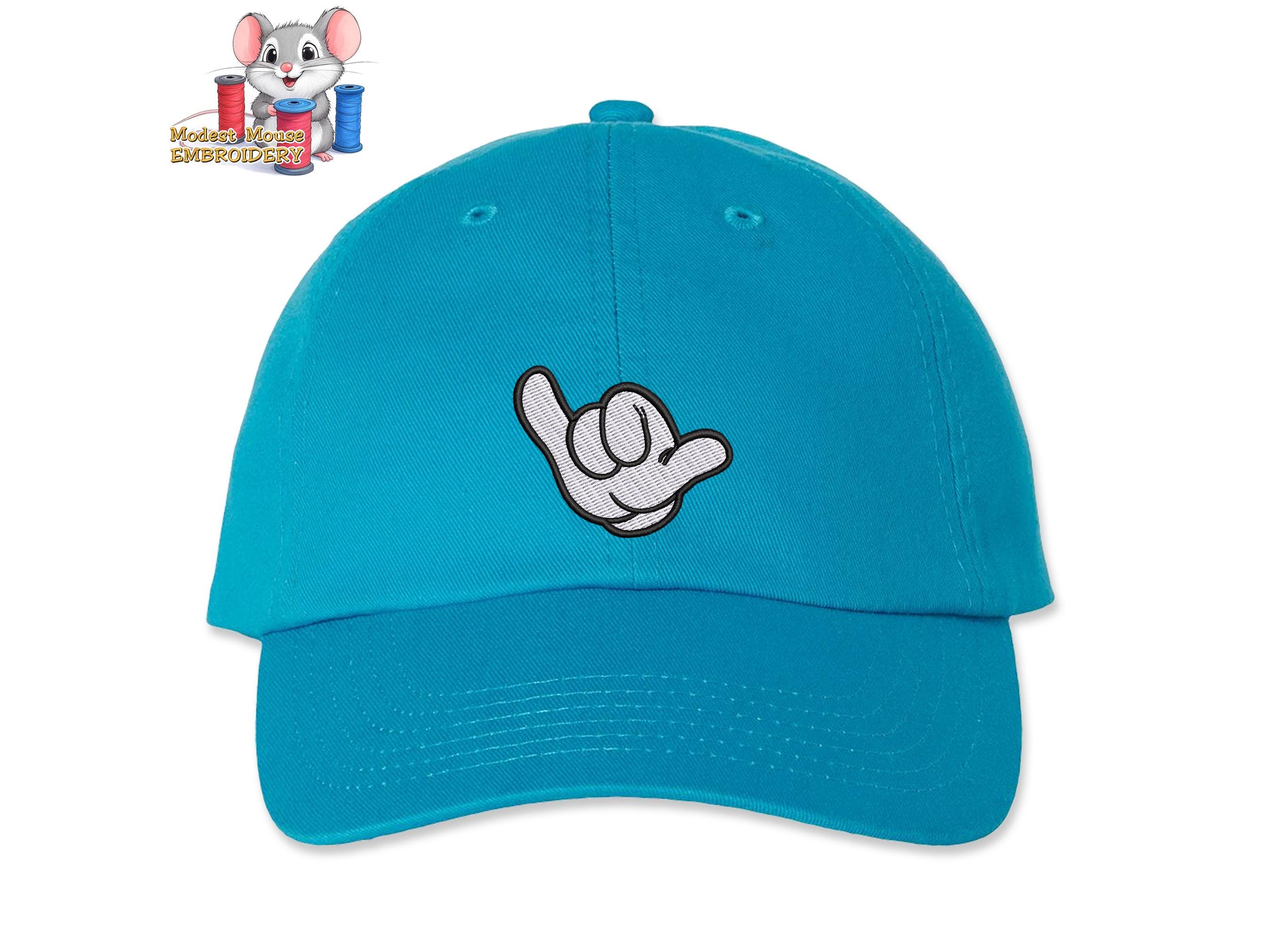Mickey Glove Surf Shaka Embroidered Dad Hat, Adjustable Adult