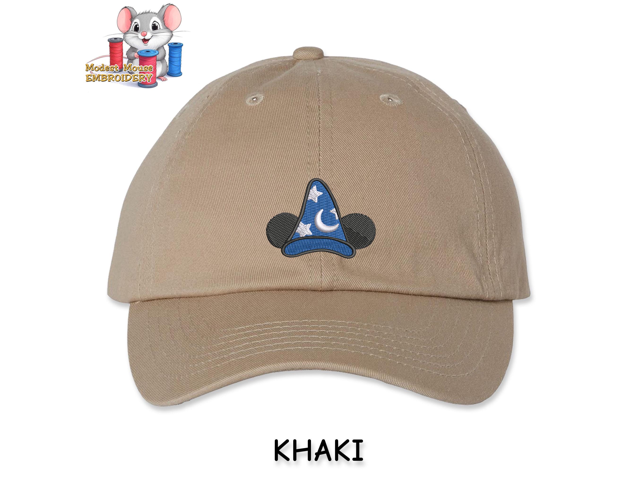 Disney Fantasia Sorcerer Mickey Mouse Embroidered Ball Cap Hat New Version of the Sorcerer Mickey Hat available at the  main image 3