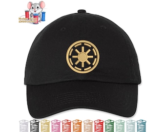 Galactic Republic Star Wars Embroidered Dad Hat, Adjustable Adult & Youth Sizes, Variety of Cap and 80 Stitch Colors, Low Profile Hat