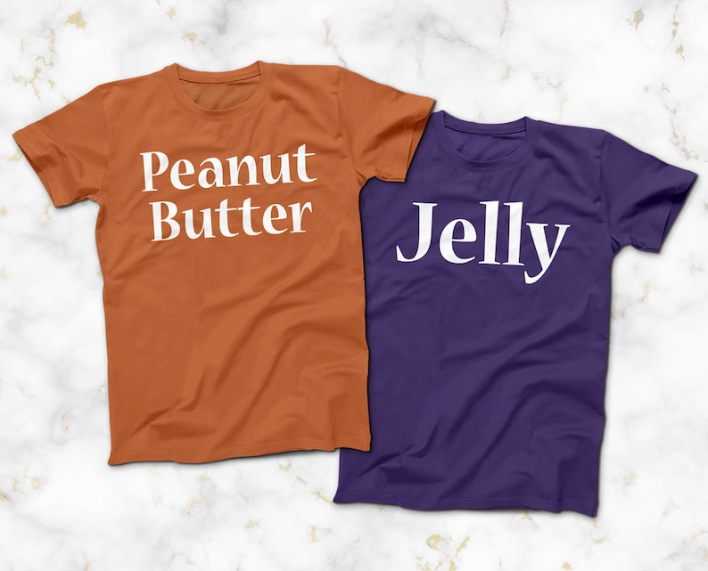 Peanut Butter and Jelly Halloween Costume Tshirts Funny Etsy