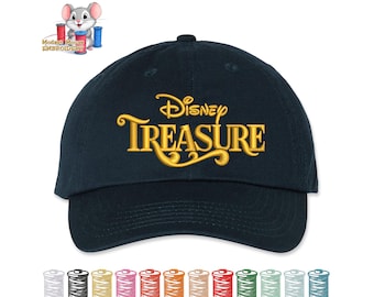Treasure Cruise Line Embroidered Dad Hat, Adjustable Adult & Youth Sizes, Variety of Cap and 80 Stitch Colors, Low Profile Hat