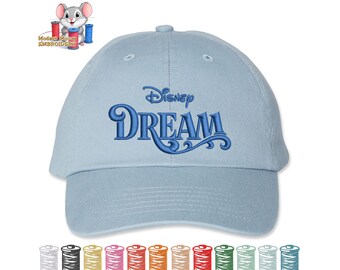 Dream Cruise Line Embroidered Dad Hat, Adjustable Adult & Youth Sizes, Variety of Cap and 80 Stitch Colors, Low Profile Hat