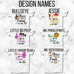 Disney Toy Story Hai un amico in me T-Shirts, Disponibile in 15 personaggi diversi, Buzz Lightyear, Jessie, Woody, Aliens, e altro ancora immagine 3